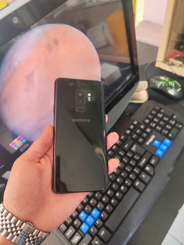 telefon bakı: Samsung Galaxy S9 Plus, 64 GB, rəng - Qara, Barmaq izi, Face ID