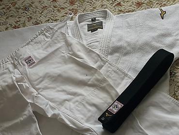 этик: Дзюдоги Mizuno + чёрный пояс (IJF Approved) - Комплект: куртка — 1