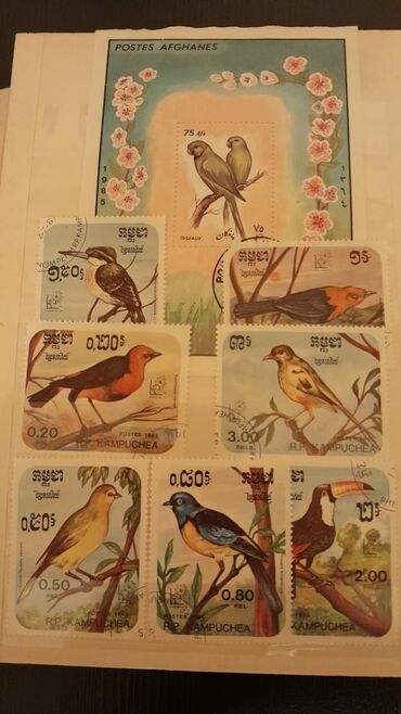 Markalar: Старинные марки. 1 штука-2 маната. Всего 163 штуки. Есть ещё советские — 5