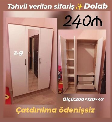 Stullar: *Təhvil verilən Sifariş 💫* *✔️ Dolab 240Azn* ✔️Material Rusiya