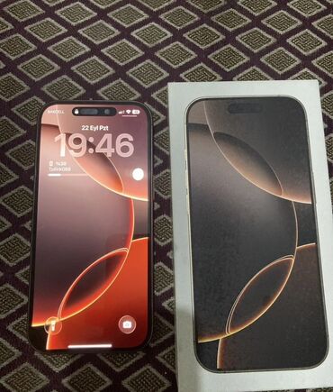 f5 pro qiymeti: IPhone 16 Pro, 128 GB, Desert Titanium, Face ID