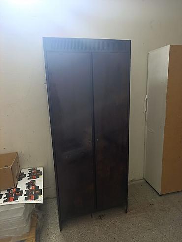 2el dolablar: Metall şkaf – 2 qapılı, havalandırma panjurlu üst hissə ilə — 3