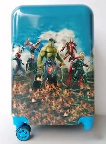 Rančevi, torbe i koferi: Dečji set kofera sa superherojskom tematikom (2 kom) - Dizajn: tvrde — 21