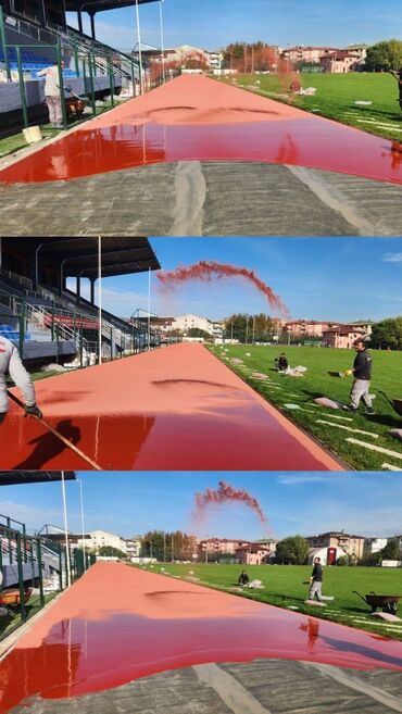 Рулонные покрытия из резиновой крошки: Резиновое покрытие, беговая дорожка, спортивное покрытие — 2