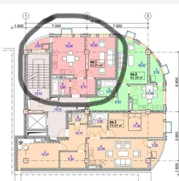 сдается квартира алтын ордо: 1 комната, 44 м², Элитка, 10 этаж, Евроремонт