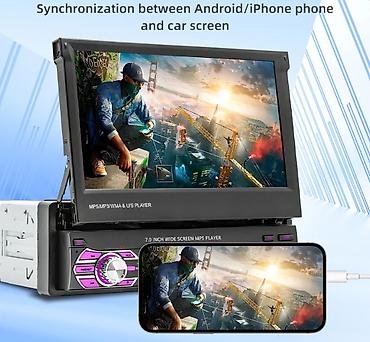 auto mp5: Auto multimedija 7" uvlačivim HD ekranom osjetljivim na dodir — 6
