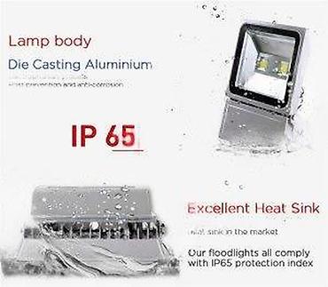 Rasveta: 100W Reflektor kvalitetnije diode. Snaga: 100W Boja: 6500 K — 15