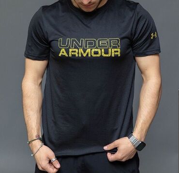 kişi üçün çəhrayı polo futbolka: Futbolka Under Armour, L (EU 40), rəng - Qara