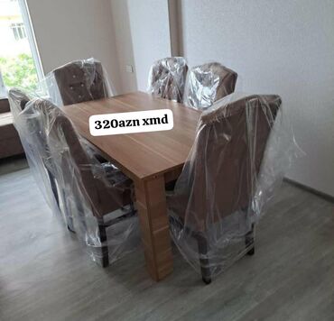Masa və oturacaq dəstləri: Zal üçün masa desti isdehsalin özündən satış münasib qiyməte — 9