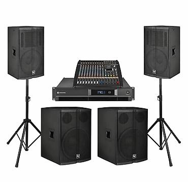 Audio: Professional Səs Gücləndirmə Sistemi – KİRAYƏ (Tam Dəst) 🎤 Tədbiriniz — 4