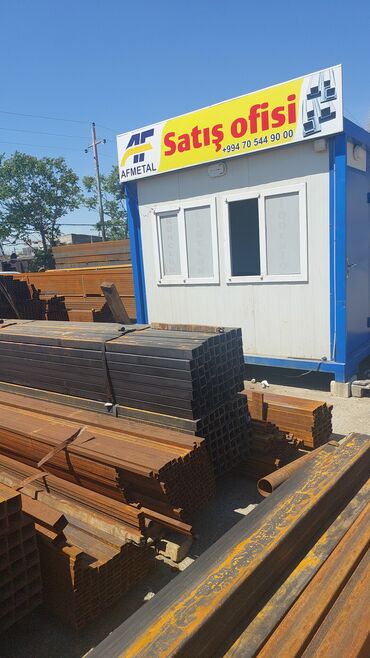 Su boruları: 40x40 və 60x60 ölçülərində, 2 mm və 3 mm qalınlığında olan müxtəlif — 3