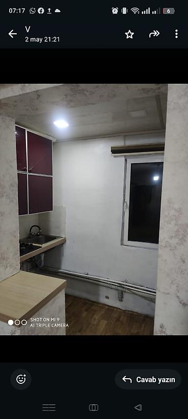 qarayevde ev: Qarayevde 5/3 mertebesinde 1 otaqli ev 300 azn ev 2 neferden artiq — 7