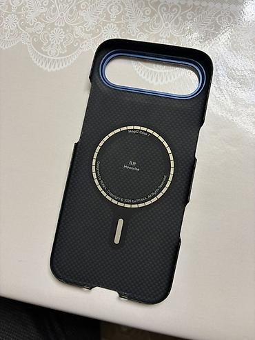 Уюлдук телефондор жана аксессуарлар: Продам чехол от iphone Air Pitaka оригинал цвет синий проносил макс — 2