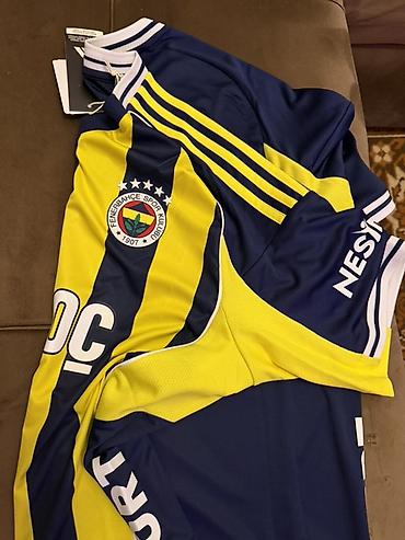 Kişi geyimləri: Futbolka, Adidas, L, rəng - Göy — 2
