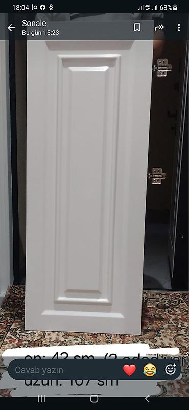 mebel materiali: Membran metbext mebel qapilari
 eni 42 sm hun 107 sm 
Tezedir — 1