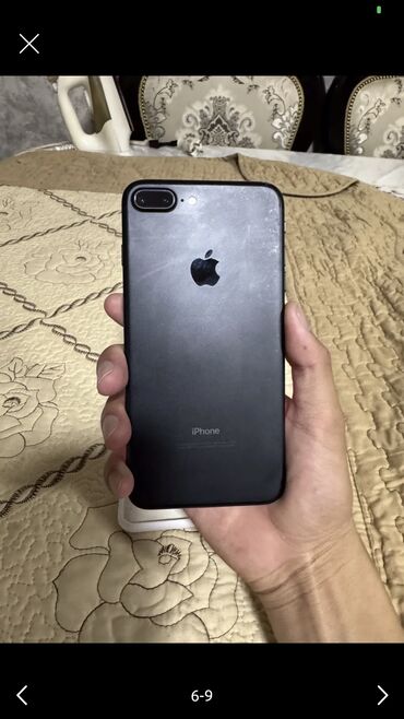чехлы для телефонов для девочек: IPhone 7 Plus, Б/у, 32 ГБ, Черный, Чехол, Зарядное устройство, Кабель, 100 %