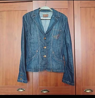 cins dest: Denim dəst – 2 üst geyim 1) Uzun cins jaket/plaş - Tünd mavi denim - — 3