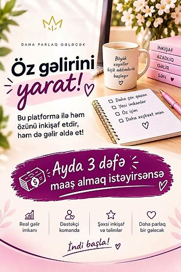 Hazır biznes: Öz gəlirini yarat – şəxsi inkişaf və gəlir imkanı təqdim edən onlayn — 1