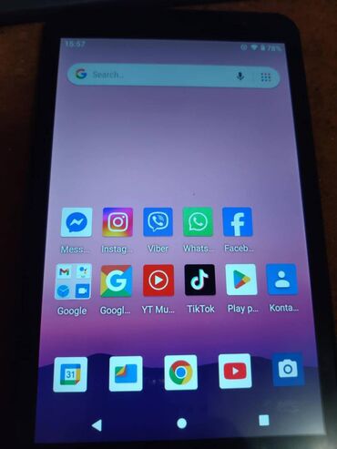 Tableti: Klipad tablet 8 inch velicine android 11 baterija dobra nema naloga — 8