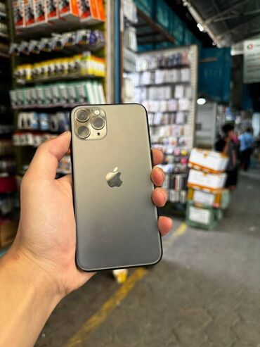 бу мониторы: IPhone 11 Pro, Колдонулган, 256 ГБ, Matte Space Gray