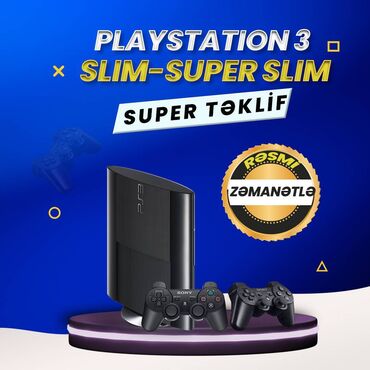 PS3 (Sony PlayStation 3): 🕹Konsolun yaddasina gore qiymətler deyisir ✅En ucuz, keyfiyyetli ve