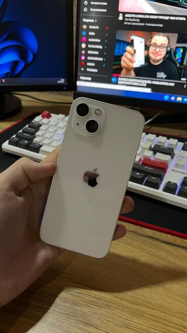iphone 13 реплика: IPhone 13, Новый, 128 ГБ, Зарядное устройство, Защитное стекло, Коробка, 100 %