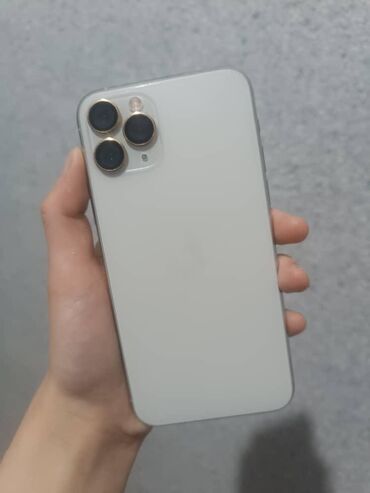 айфон 18: IPhone 11 Pro, Колдонулган, 256 ГБ, Ак, Коргоочу айнек, Каптама, 79 %