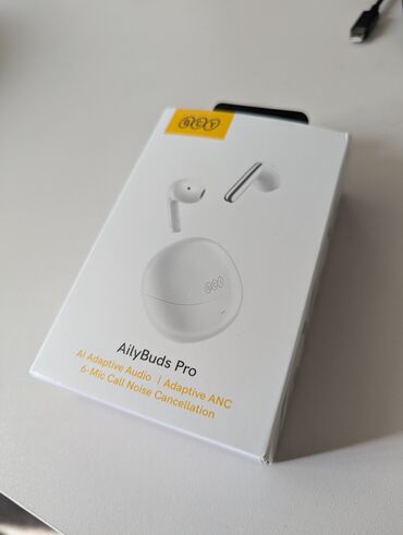 наушники pro series: QCY AilyBuds Pro с шумоподавлением Беспроводные Bluetooth наушники