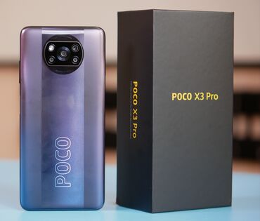telefon ikinci el satış: Poco X3 Pro, 128 GB, rəng - Qara, Sənədlərlə