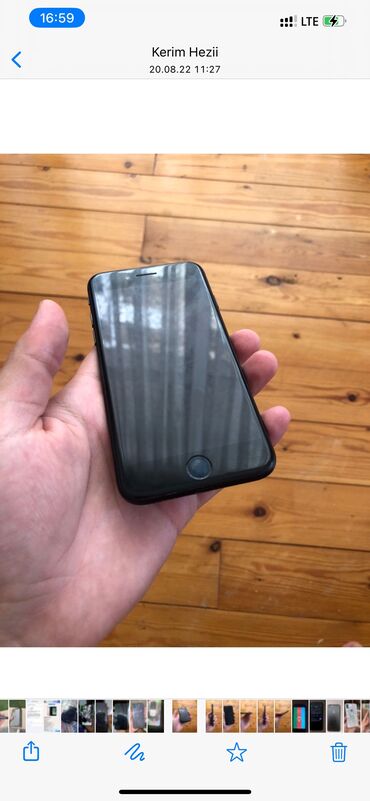 телефон fly li lon 3 7 v: IPhone 7, 128 ГБ, Черный, Отпечаток пальца