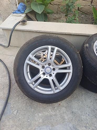 teker çorabı: Mercedes-Benz diskləri ilə təkər komplekti Tekerlerin ikisi teze — 2