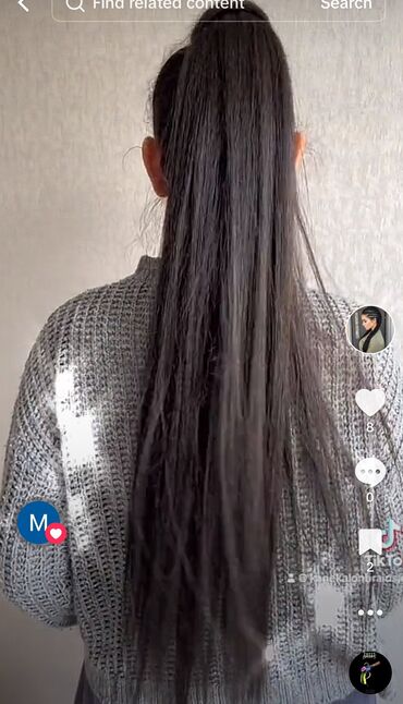 Təbii saçlar, pariklər: Taxma saçlar, Süni, Yeni — 5