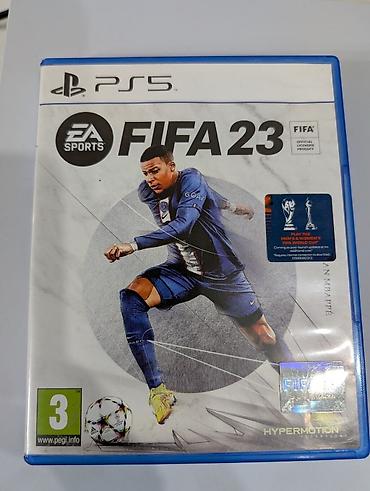 - FIFA 23 (PS5) — 1300 сом футбольный симулятор серии FIFA с