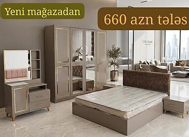 mini tumba: Yataq otağı dəsti – “Yeni mağazadan” Komplektə daxildir: - 2 tumbalı — 1