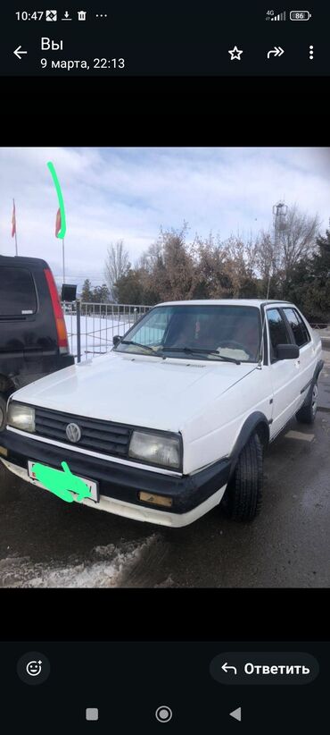 jetta 2: Volkswagen Jetta: 1992 г., 1.8 л, Механика, Бензин, Седан