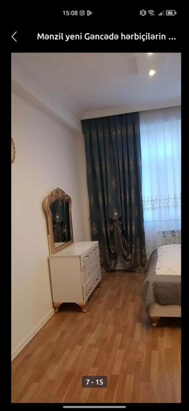 kirayə evlər ayna sultanova: Mənzil 3 otaqlıdır Gəncə şəhərində Hərbiçilərin binasında yerləşir