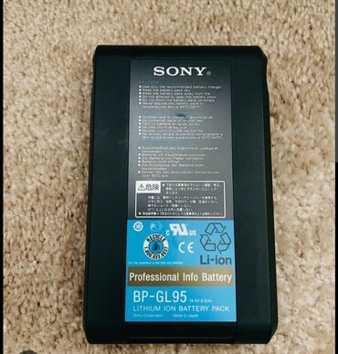 sony hd: Sony firmasinin videokamera ucun orginal tam iwlenmemiw yaponya