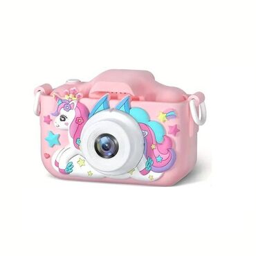 Igračke: Decji fotoaparat Unicorn Roze NOVO Boja: roze Model: jednorog — 3