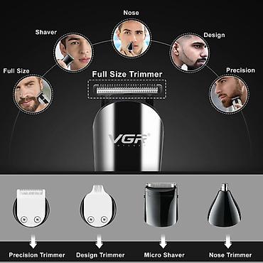 hesab satış: VGR V 107 - 5in1 trimmer dəsti / Shaver / 600mah / İPX6 / LED Displey — 4