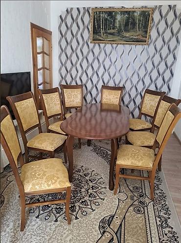 Qonaq otağı üçün, İşlənmiş, Dördbucaq masa, 8 stul lalafo.az -da Qonaq otağı üçün, İşlənmiş, Dördbucaq masa, 8 stul