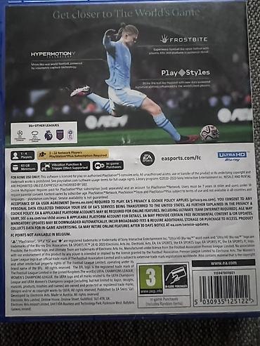 Oyun diskləri: Məhsul: EA Sports FC 24 (PS5, Blu‑ray disk) - Platforma: PlayStation — 3