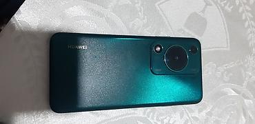 Уюлдук телефондор жана аксессуарлар: Смартфон Huawei (зеленый цвет корпуса) с большим безрамочным экраном и — 4