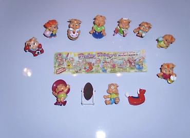 kinder joy max: 90-ci illerin kinder surprise oyuncaqlari satilir. Butun seriyalar — 5