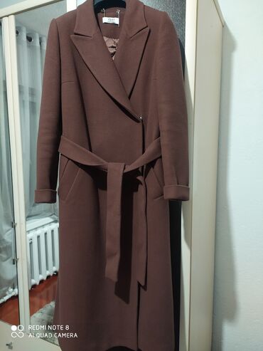 Пальто, Классика, Длинная модель, 3XL (EU 46)