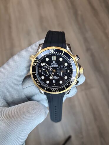 часы omega механика: Omega Seamaster ️Люкс качество ️Сапфировое стекло ️Каучуковый