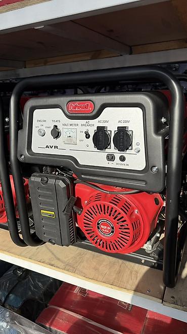 Генераторы: Генератор 7 кВТ бензиновый Бензиновый генератор RWD9600E — 1