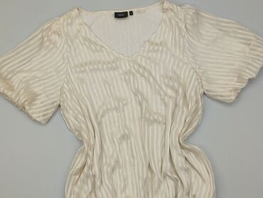 krotka bluzki z bufiastymi rękawami: Блуза жіноча, S, стан - Хороший
