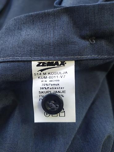 kappa m: "ZEMAX" Muška Košulja Golubije Plava XXL - Odlična! Original ZEMAX — 9