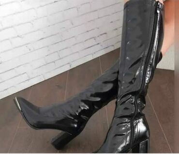 zara crne stikle: High boots, Alpina, 41