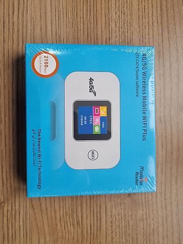 4g data kart: 4G Modem Wi‑Fi Router (MiFi) - LTE CAT4, “Super Software” ilə sürətli — 1